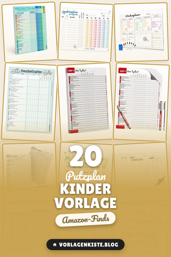 Putzplan Kinder Vorlage: 20 Amazon-Finds, die jeder braucht